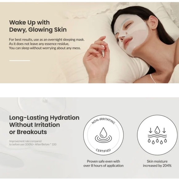 Biodance Bio Collagen Deep Hydrogel Overnight Firm Mask 24 Sheets K-Beauty NEW